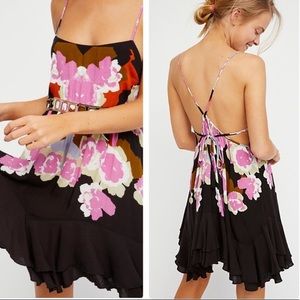 FREE PEOPLE Sweet Lucy Boho Slip Dress Size Small